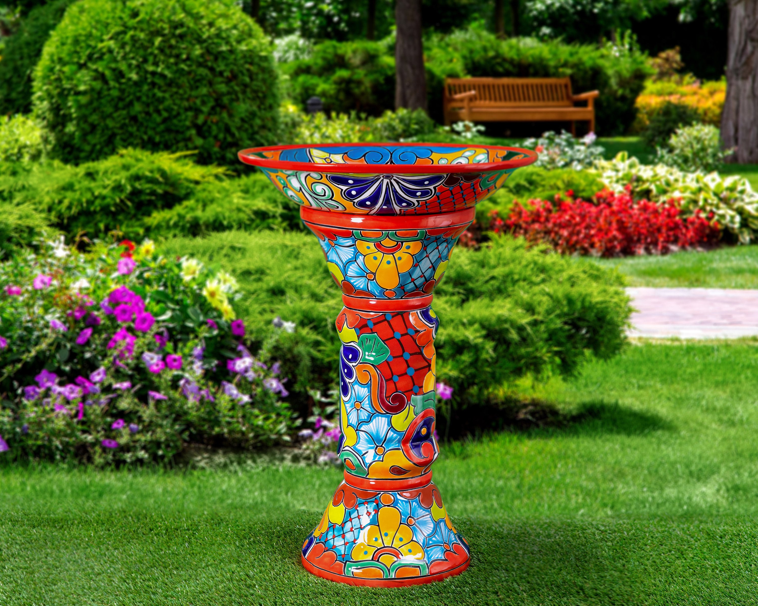 Bird Baths Enchanted Talavera