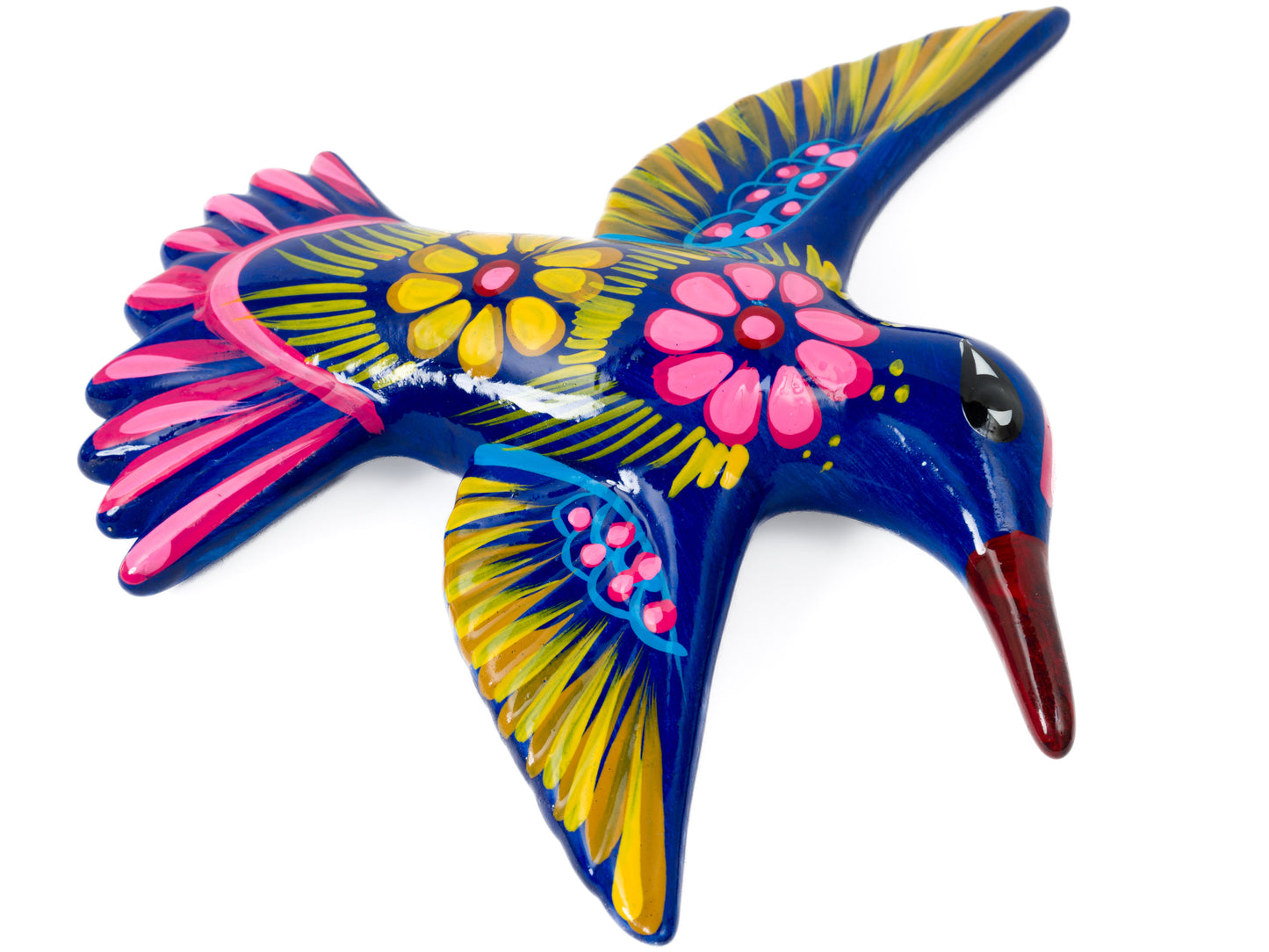 Hummingbird - Wall Art - Cobalt - Center - (1PC)