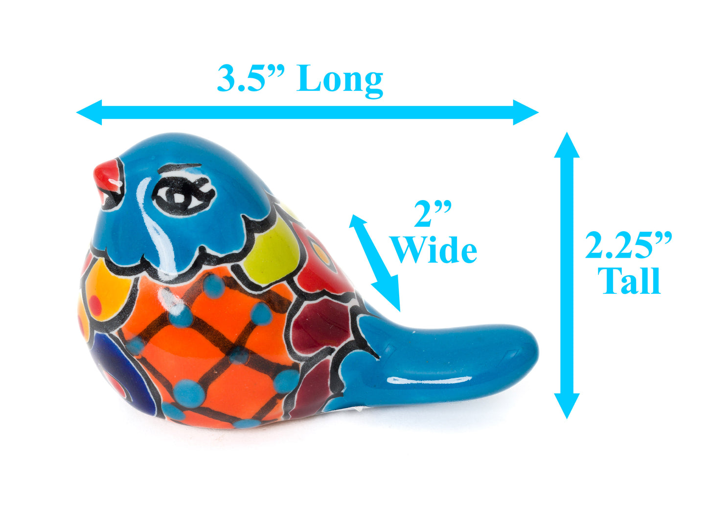 Love Birds Mini Figures Turquoise Set