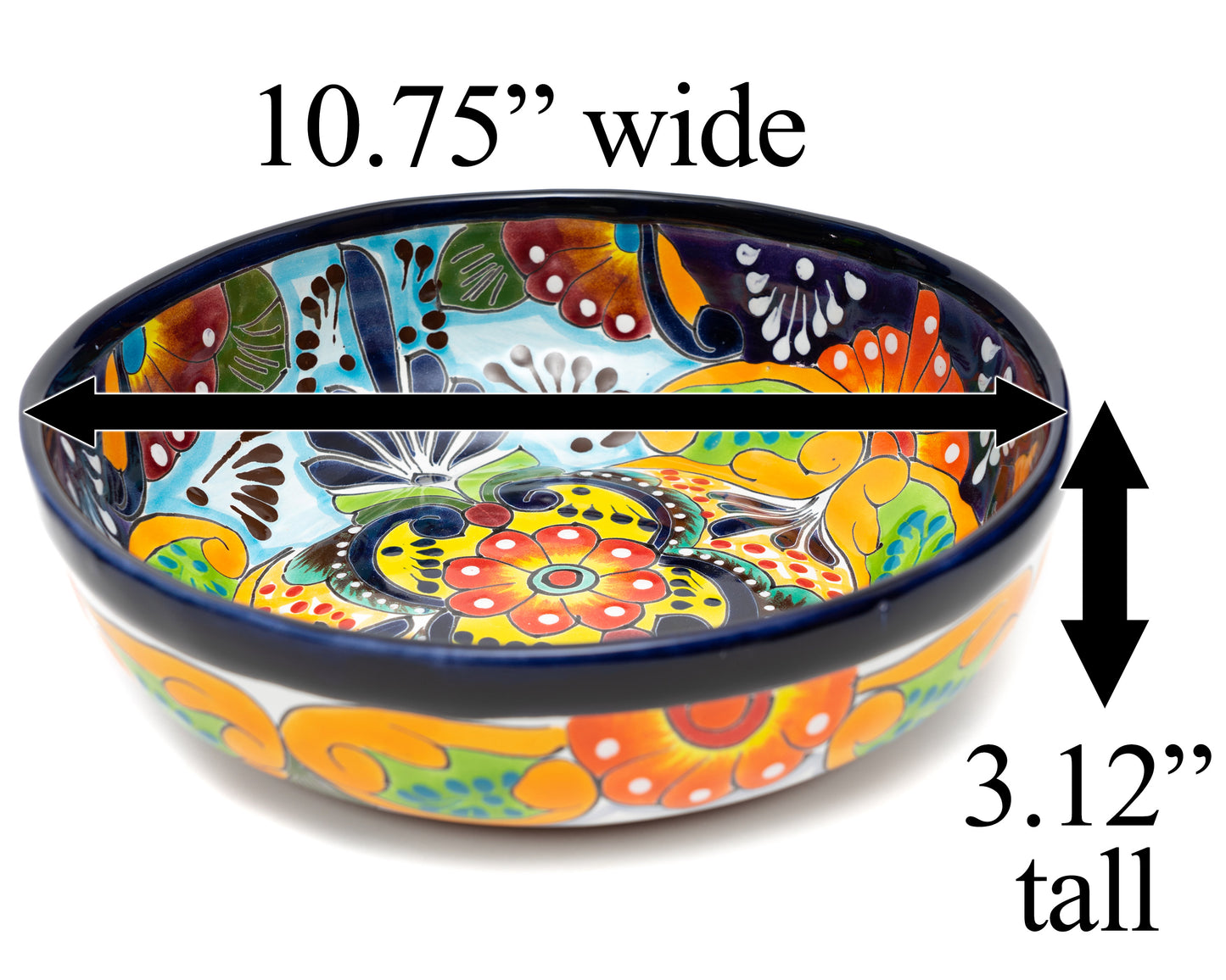 Large Serving "Tunero" Bowl - Multi-Color