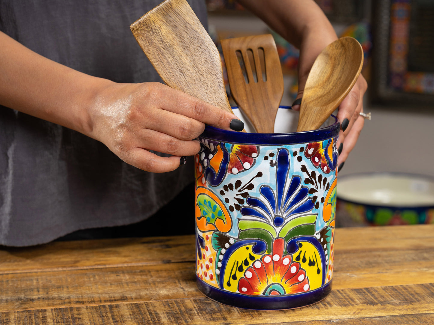 Utensil Holder - Large - Multi Color