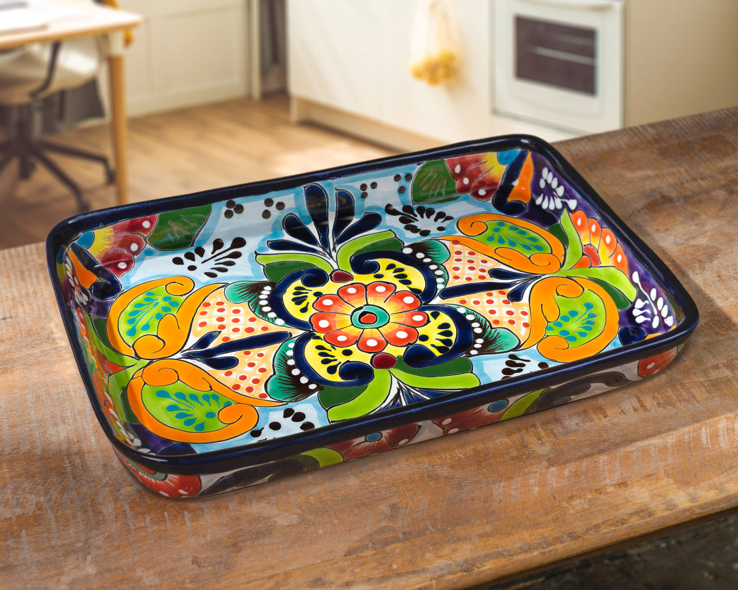 Rectangle Dish - Large - Multi-Color