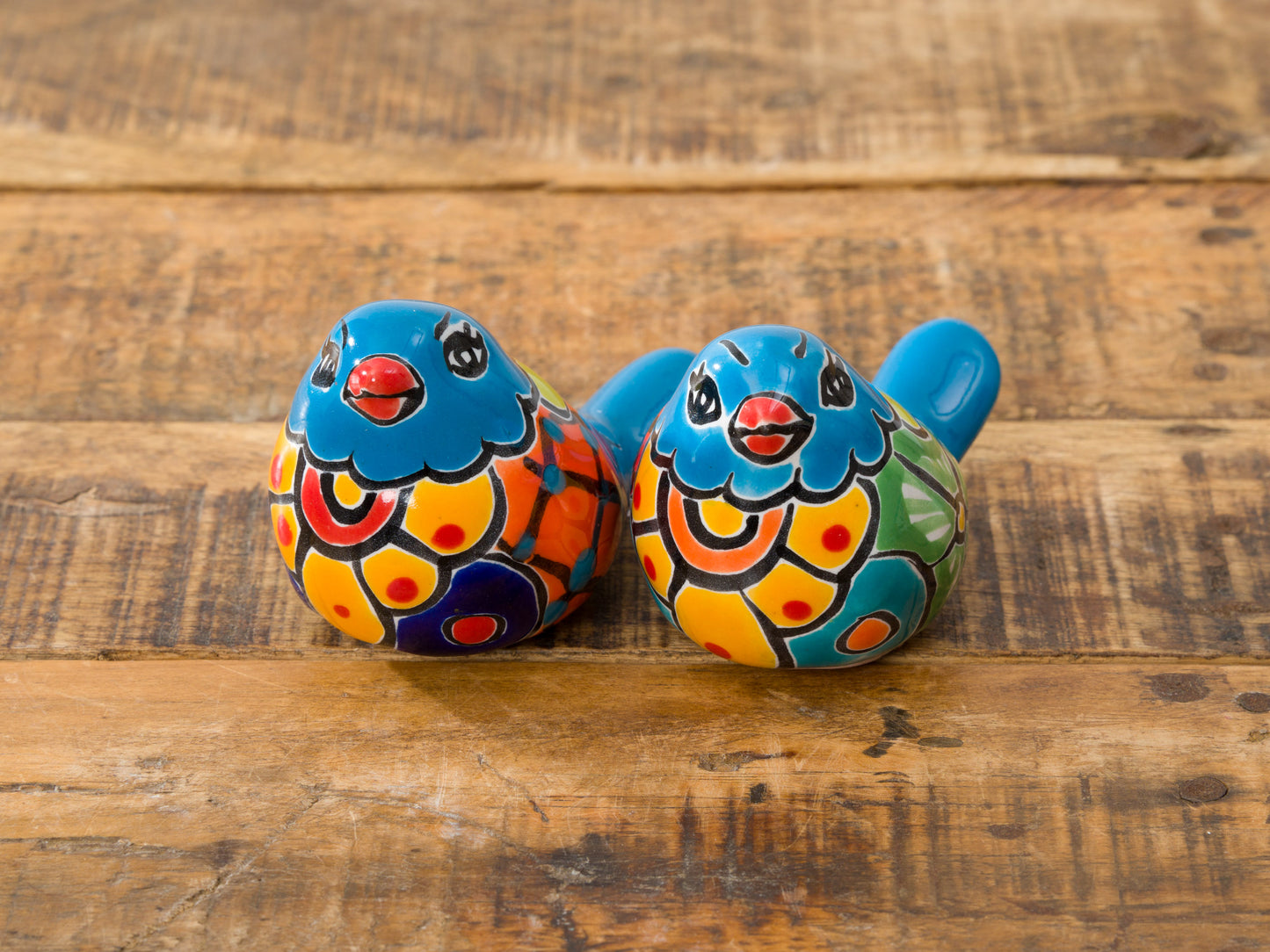 Love Birds Mini Figures Turquoise Set