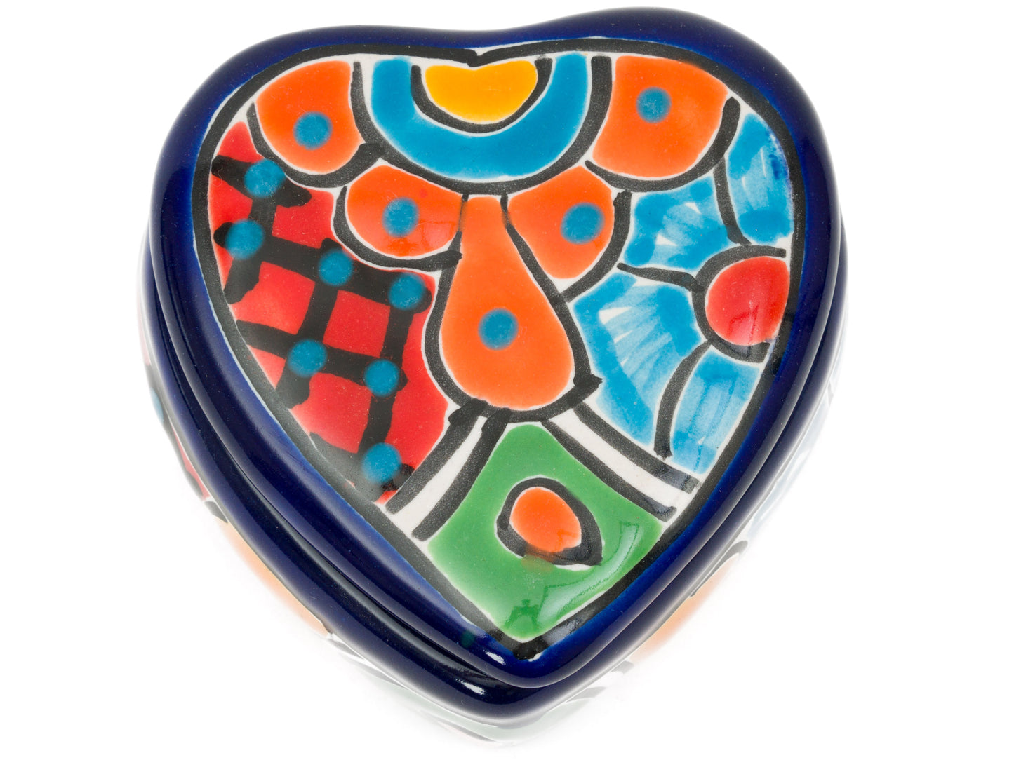 "Corazon" Heart Jewelry Box Cobalt