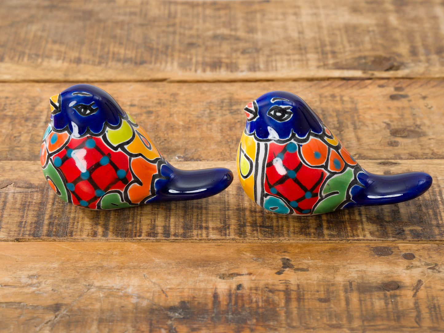Love Birds Mini Figures Cobalt Set
