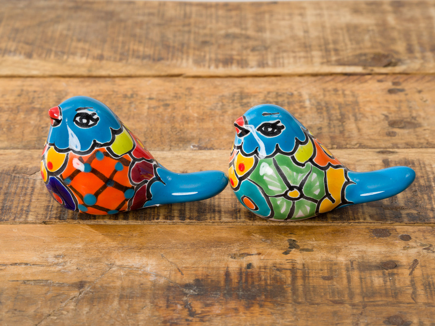 Love Birds Mini Figures Turquoise Set