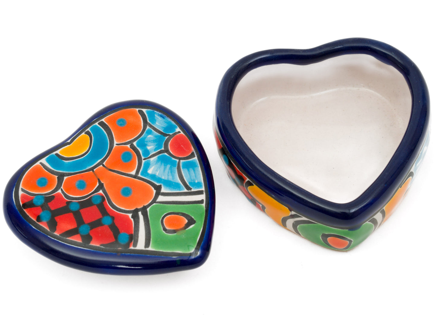 "Corazon" Heart Jewelry Box Cobalt