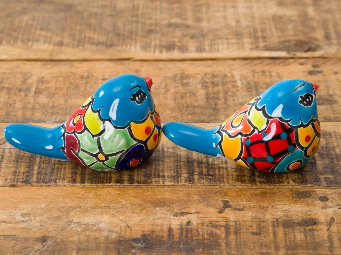 Love Birds Mini Figures Turquoise Set