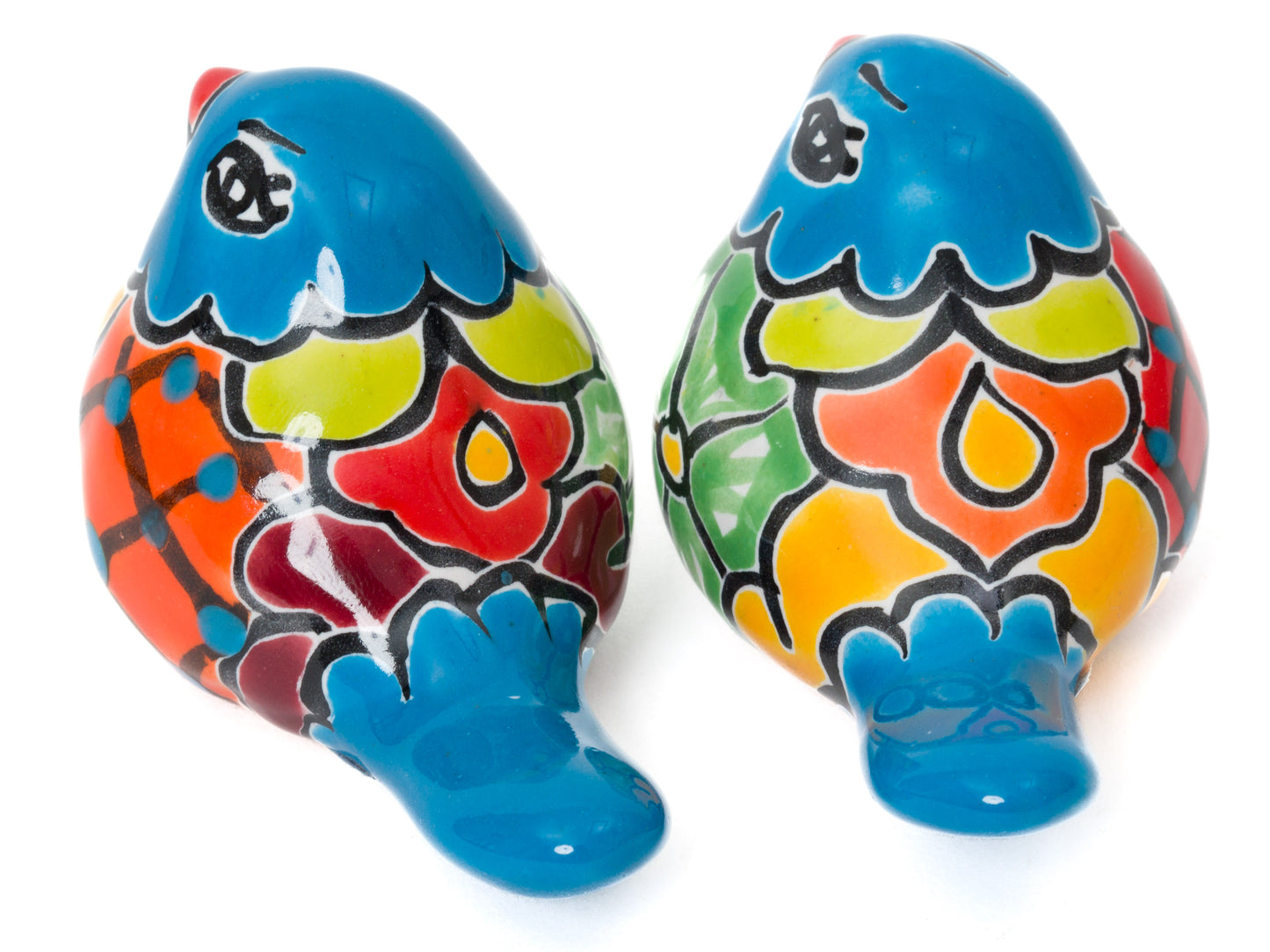 Love Birds Mini Figures Turquoise Set