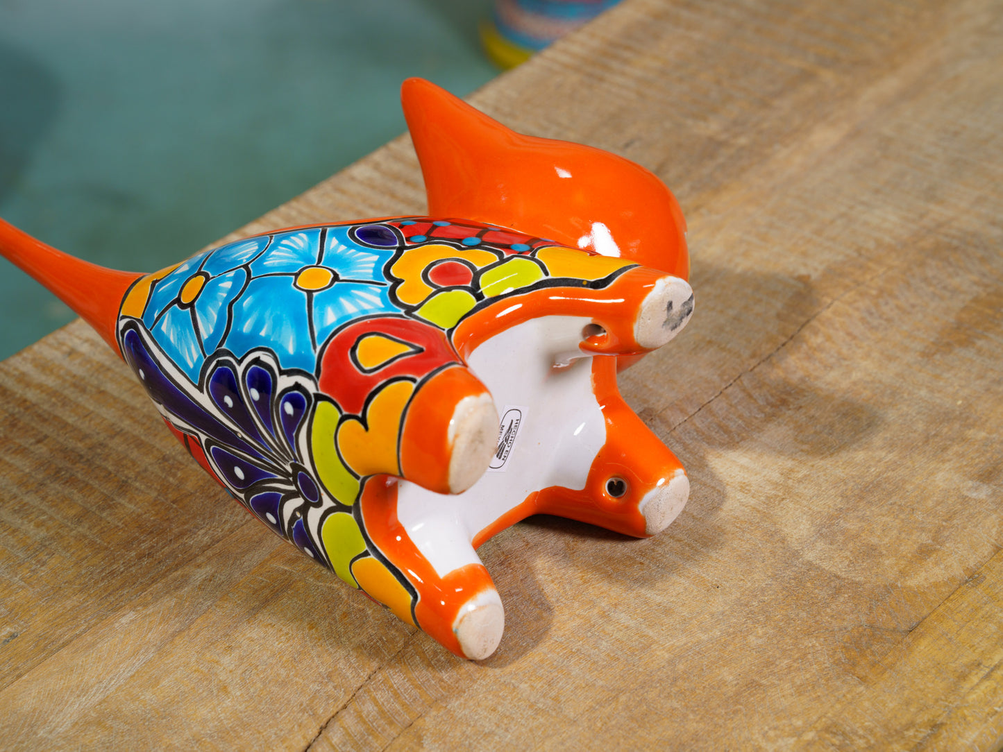 Cat Planter Medium Orange