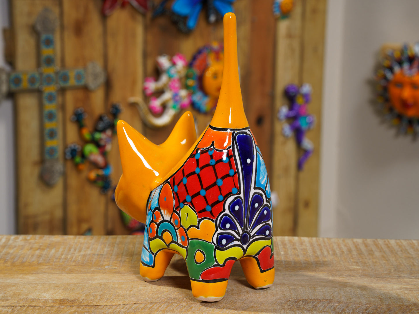 Cat Planter Medium Marigold