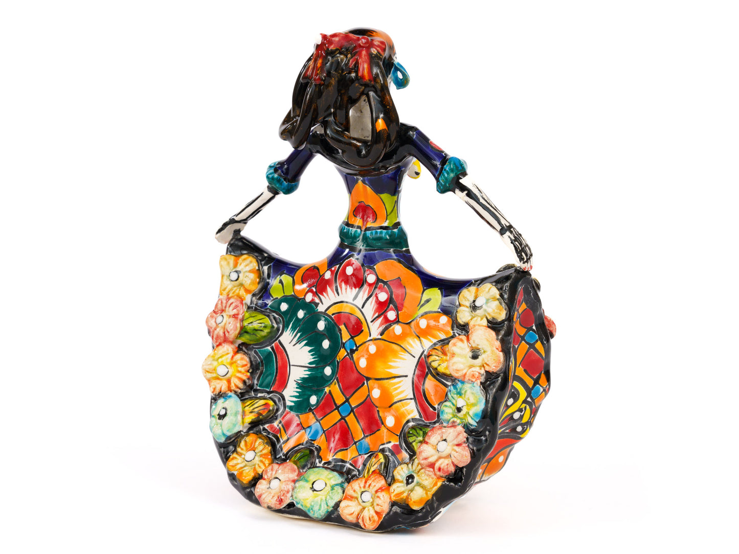 Catrina Figurine - Ballerina - Mini - Traditional Orange