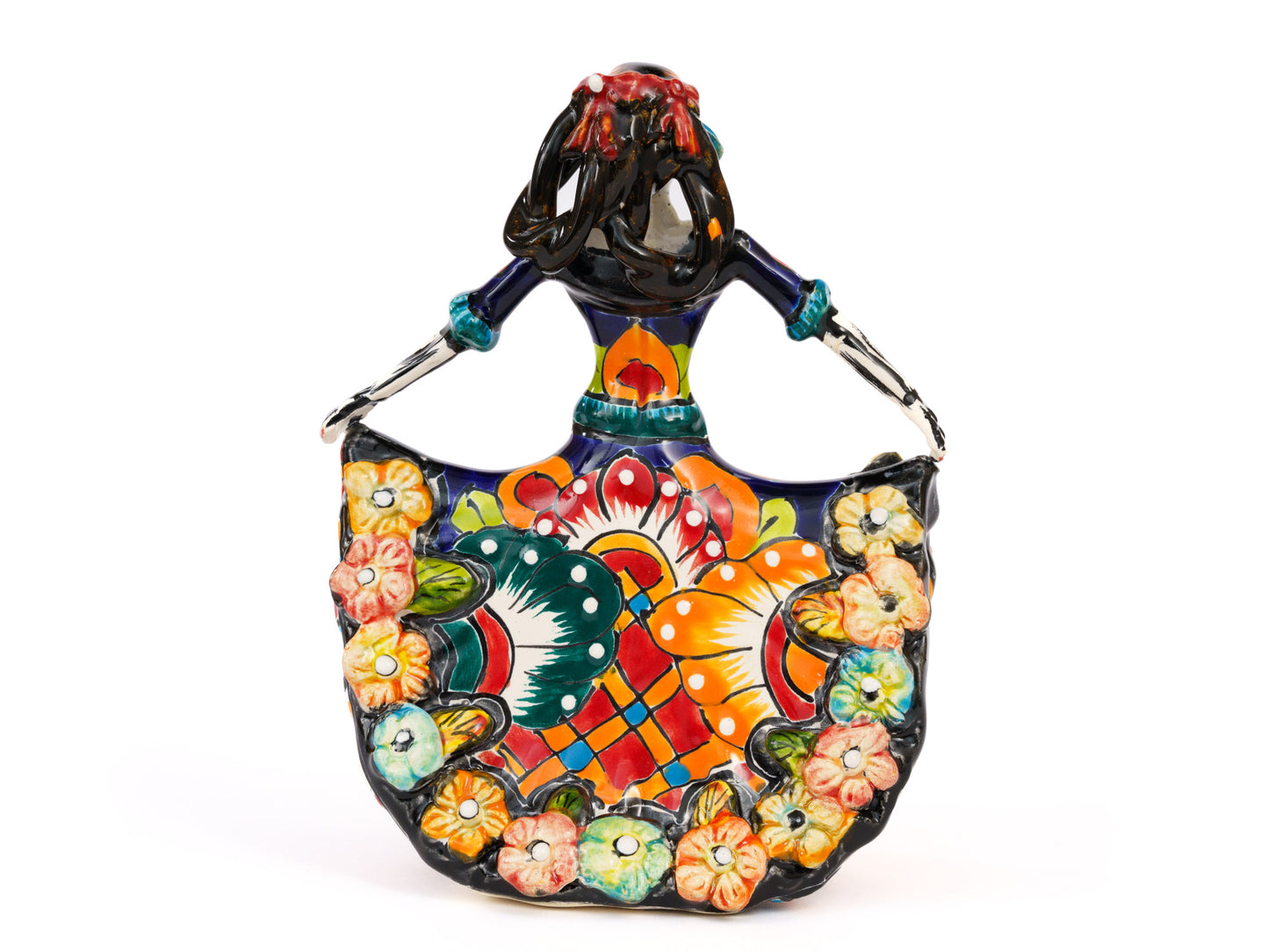 Catrina Figurine - Ballerina - Mini - Traditional Orange