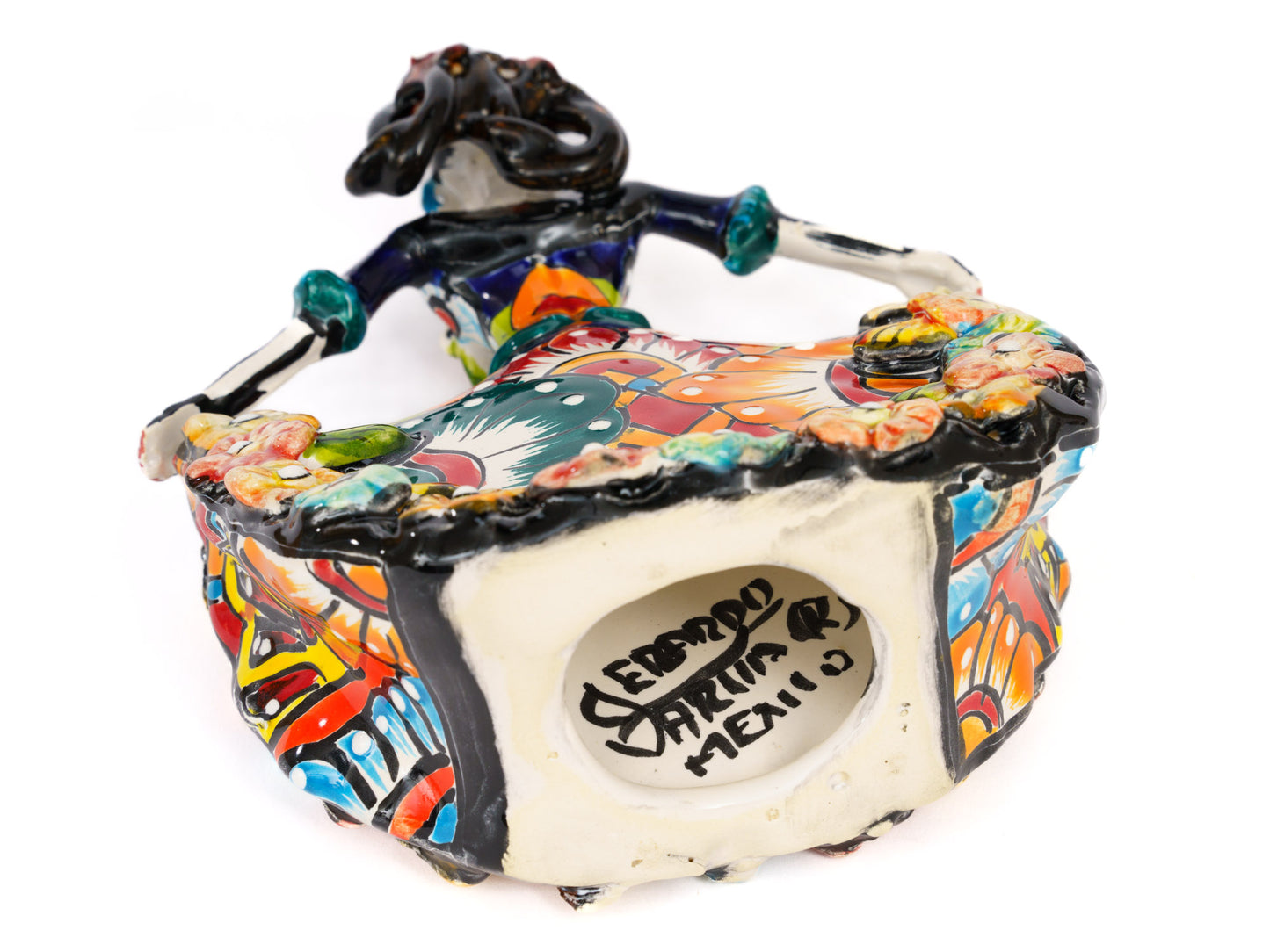 Catrina Figurine - Ballerina - Mini - Traditional Orange