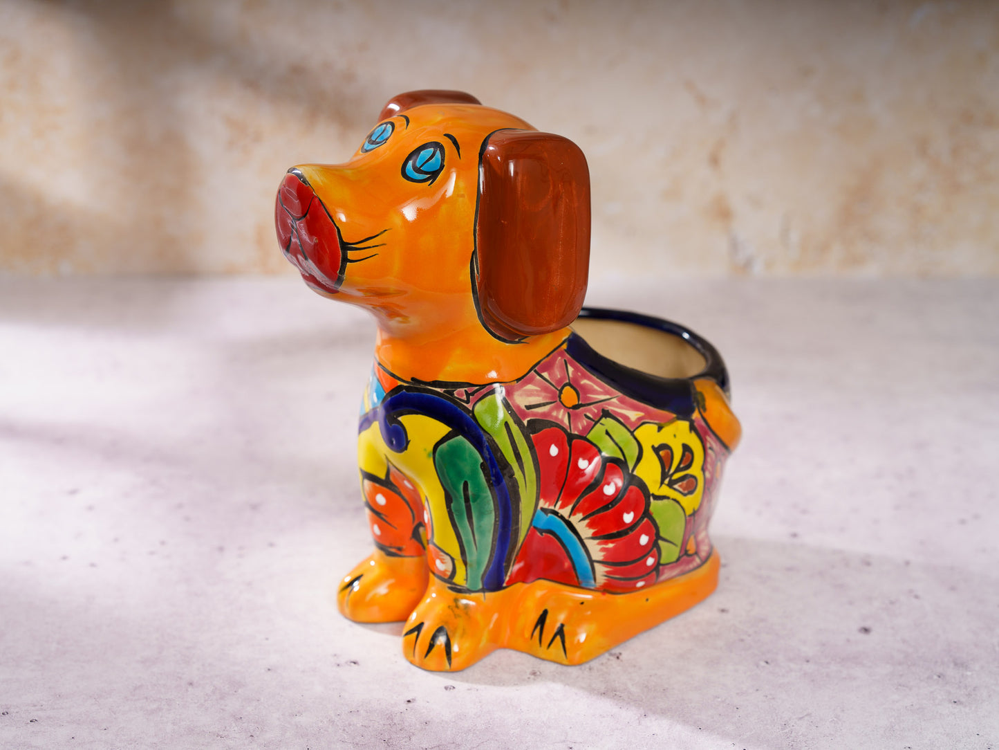 Dog Planter - Medium - Orange