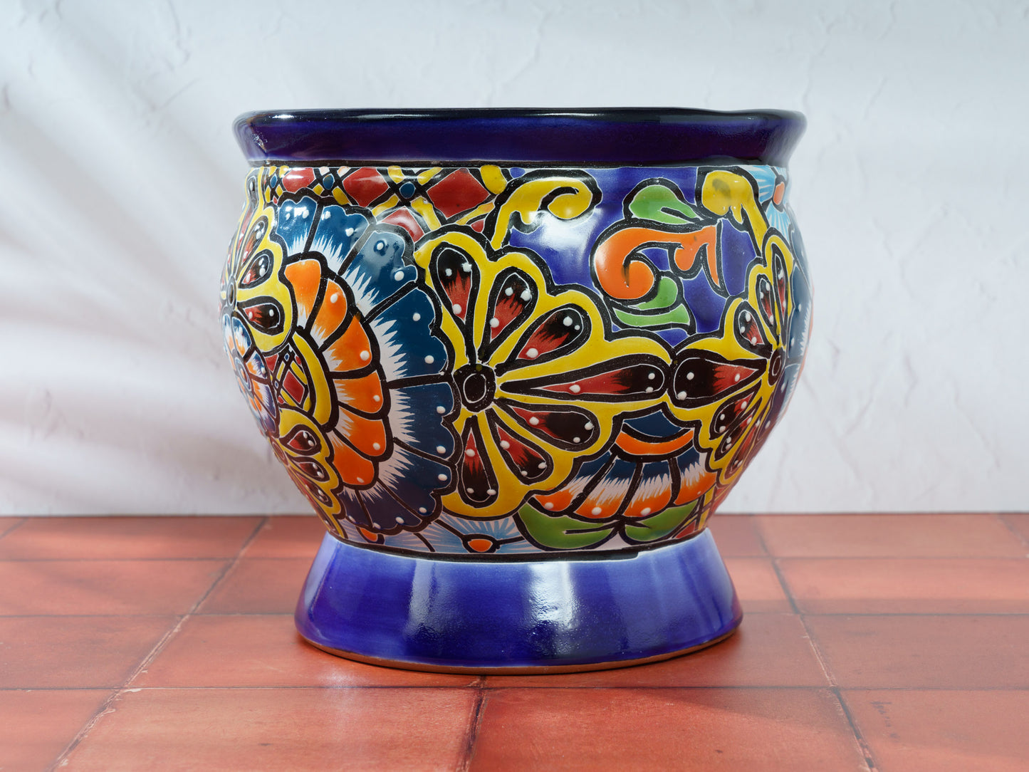 Goblet Planter - Medium - Cobalt