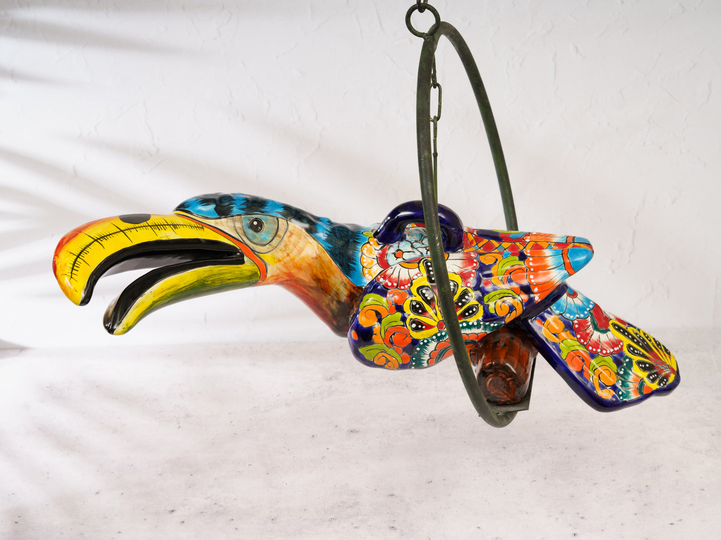 Large Toucan Hanging Tropical Bird - Multi-Color