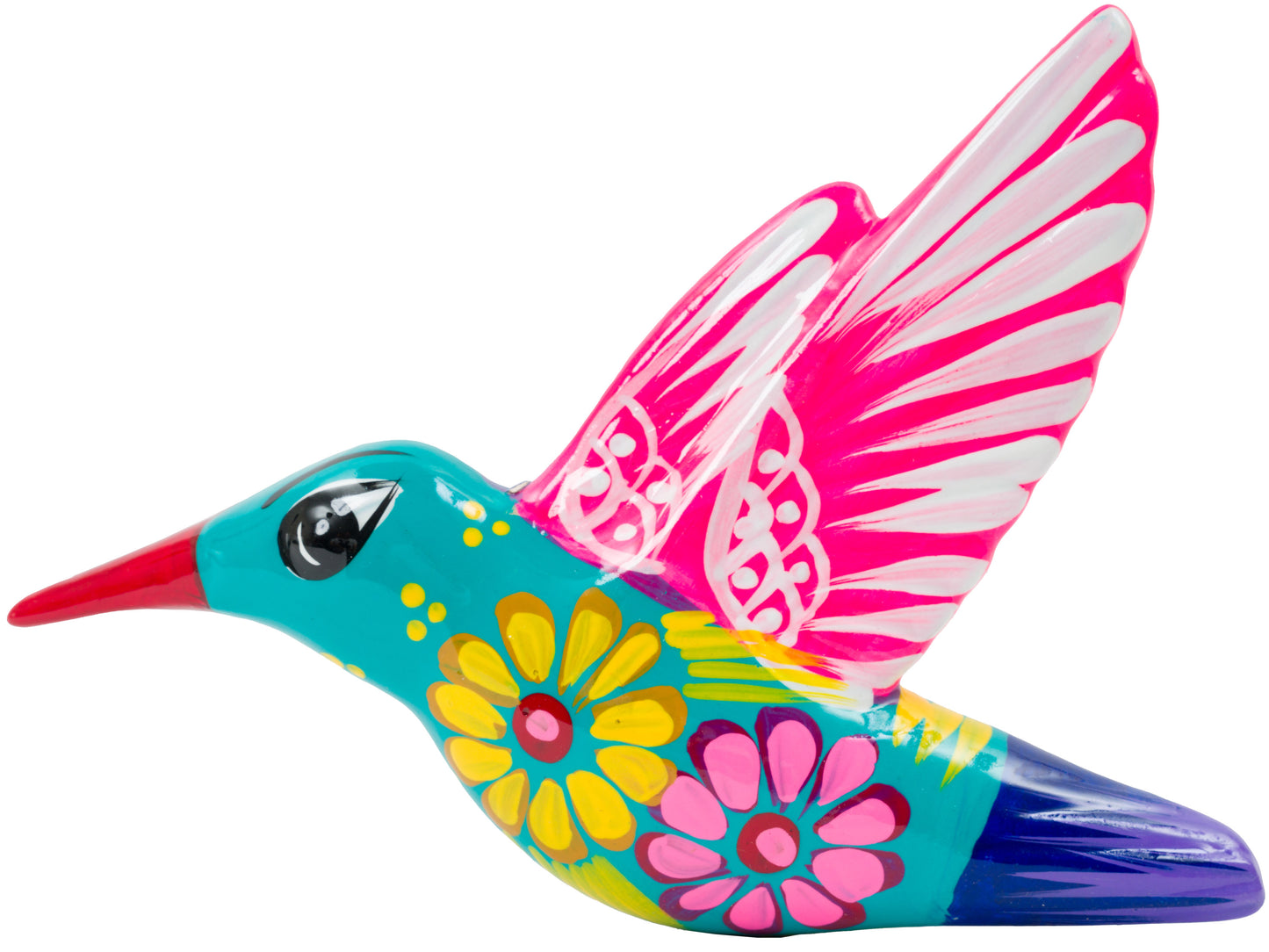 Set Of 3 Hummingbirds Wall Art - Turquoise