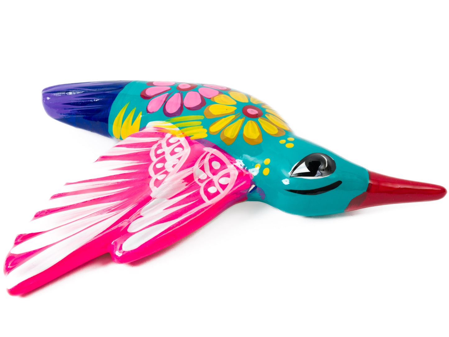 Set Of 3 Hummingbirds Wall Art - Turquoise