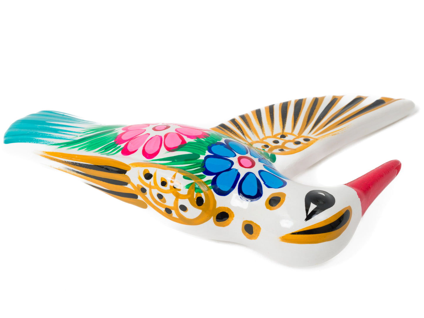 Set Of 3 Hummingbirds Wall Art White