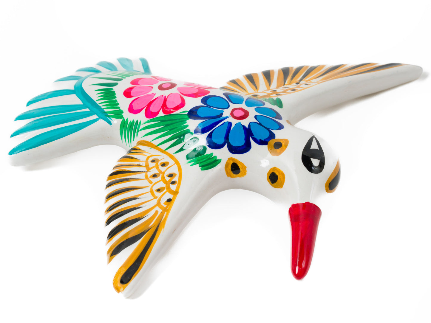Set Of 3 Hummingbirds Wall Art White