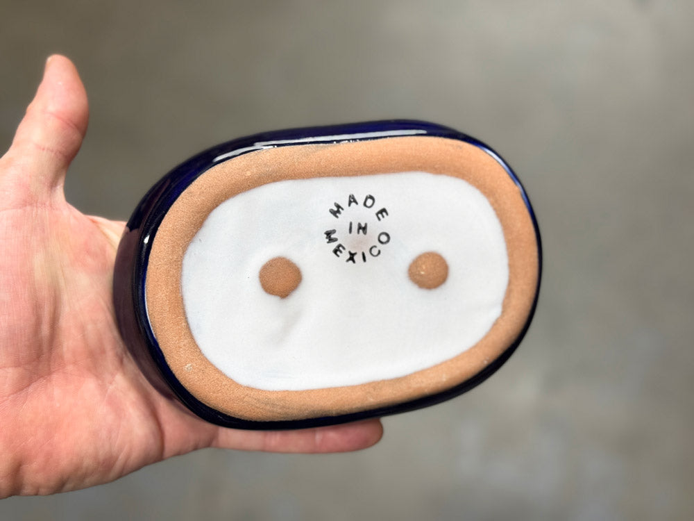 Saucer - Mini Oval - Cobalt - Saucer Only