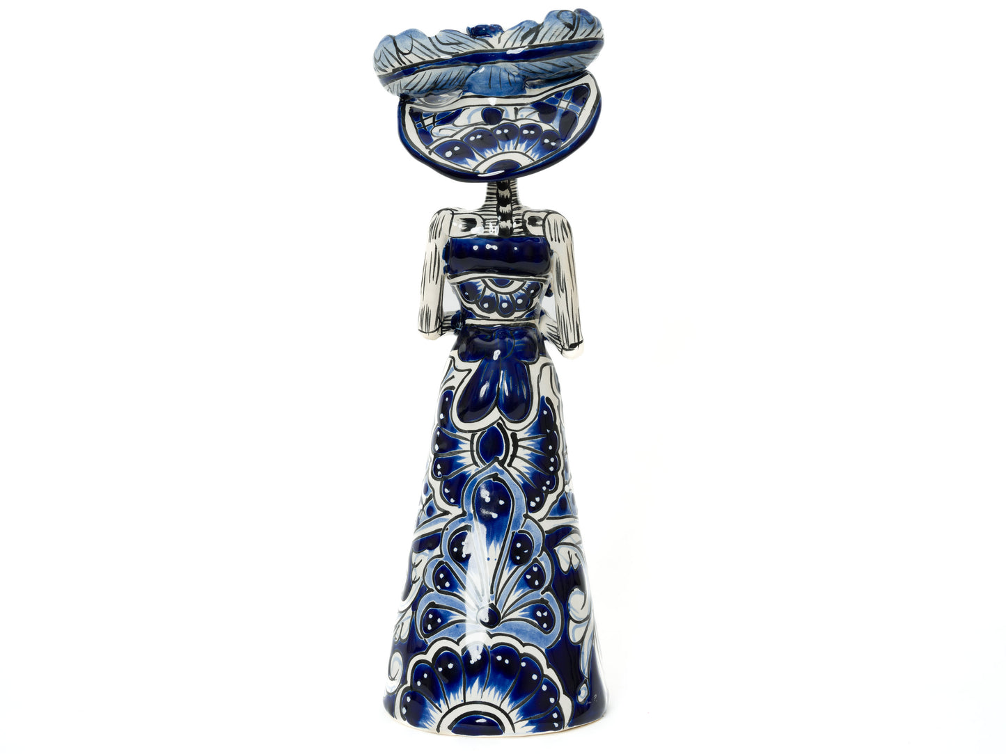 Premium Quality Catrina "Lisa" Figurine Cobalt White