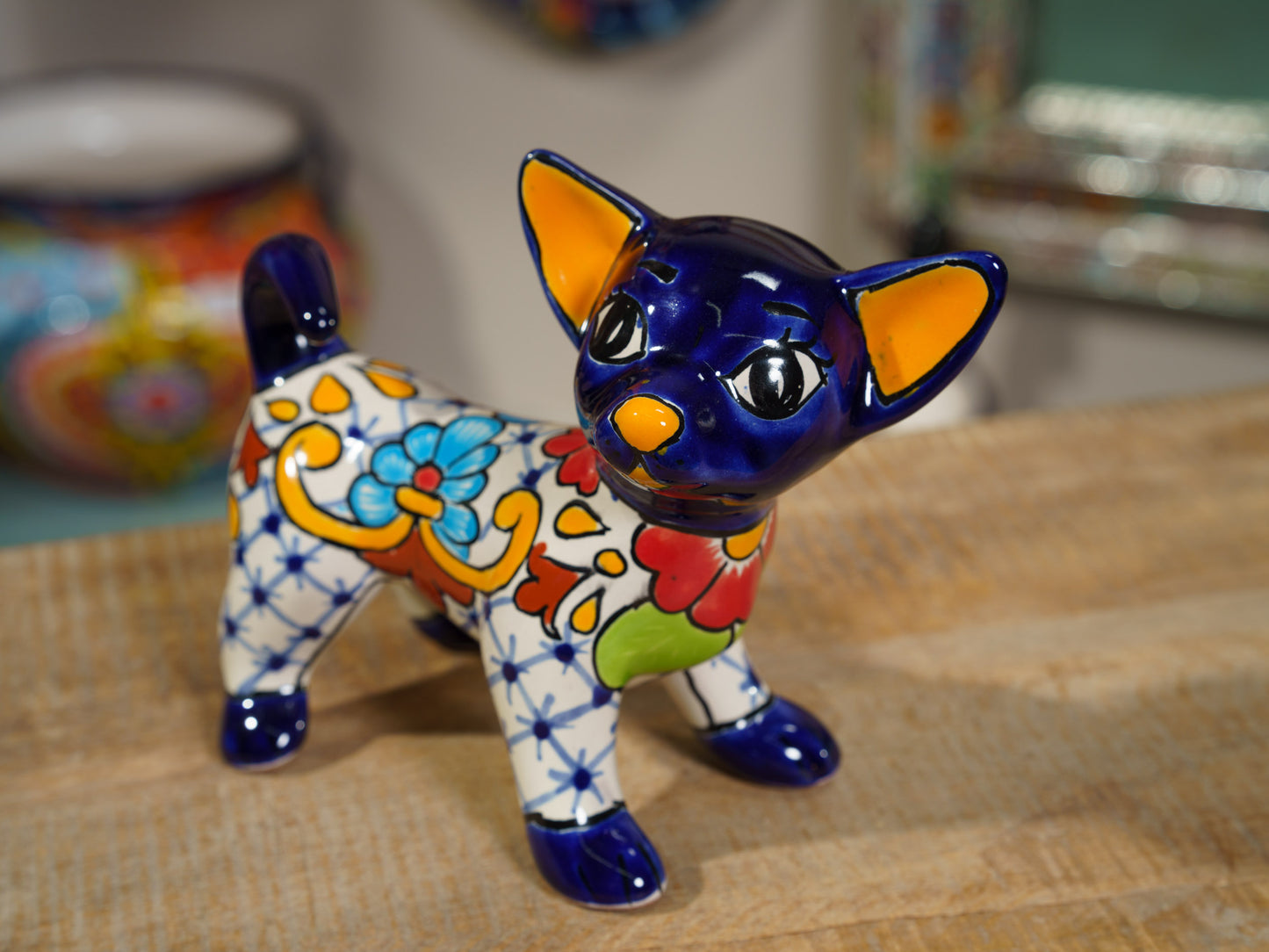 Chihuahua Figurine Medium - Cobalt