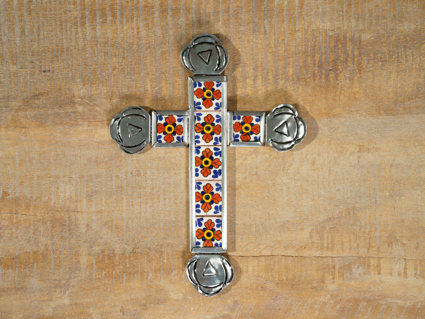 Tin & Tiles Small Cross