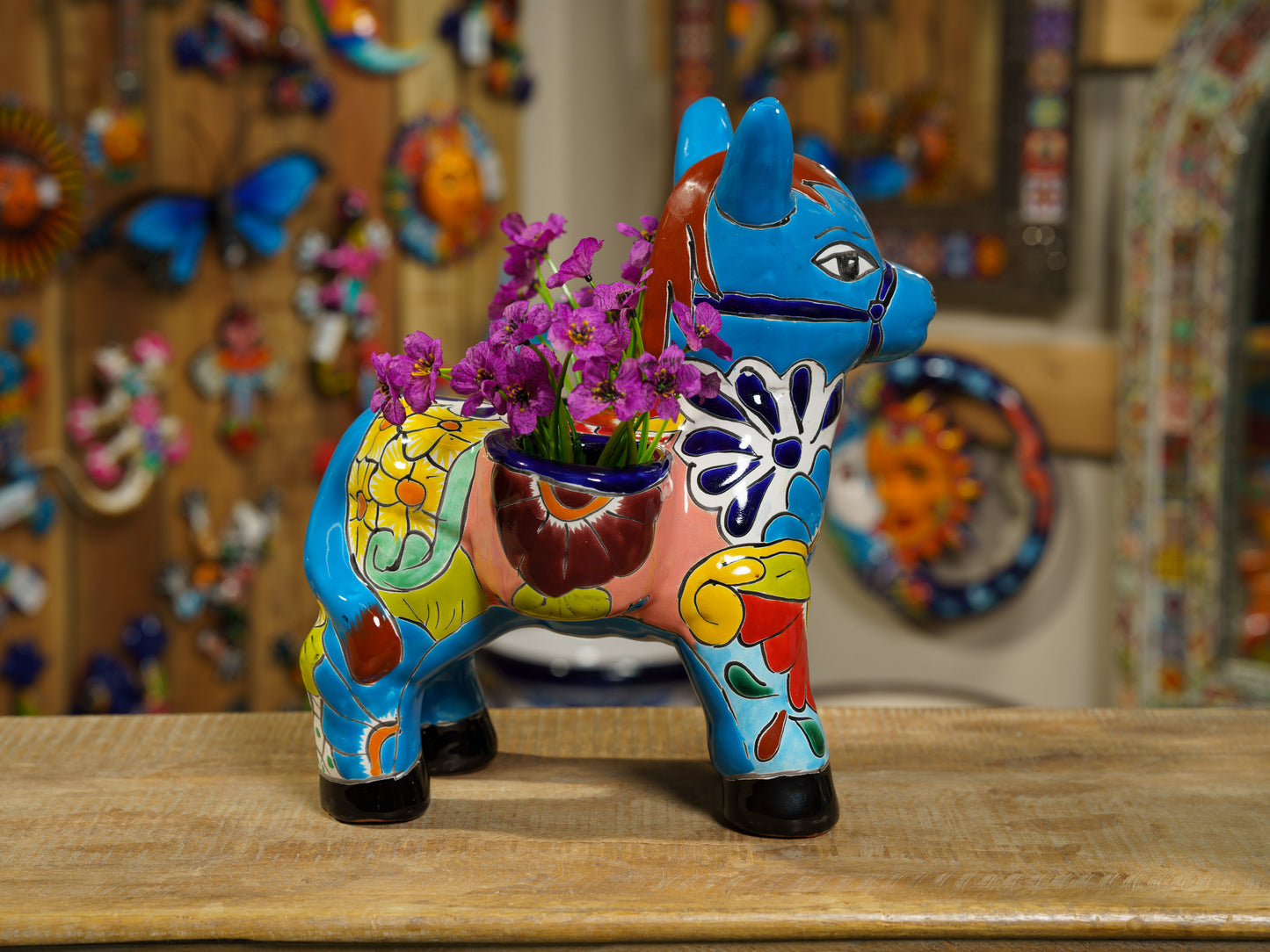 Donkey Planter - Turquoise