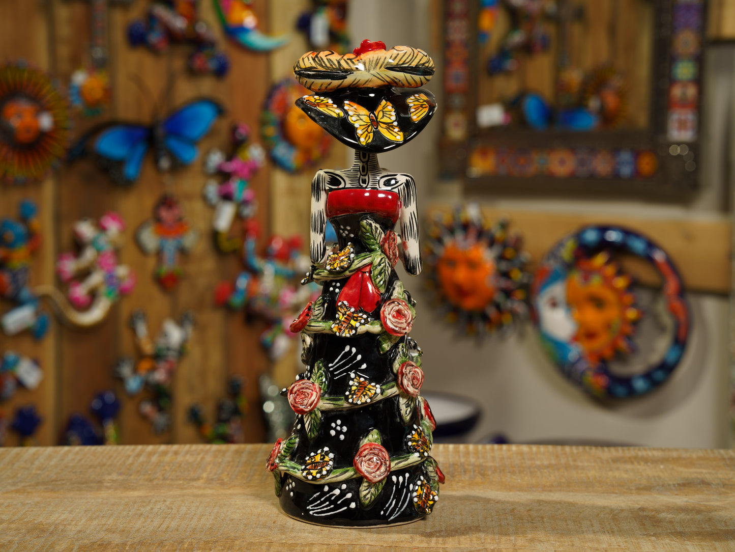 Rare Premium Quality Catrina "Lisa" Monarch Butterflies Figurine
