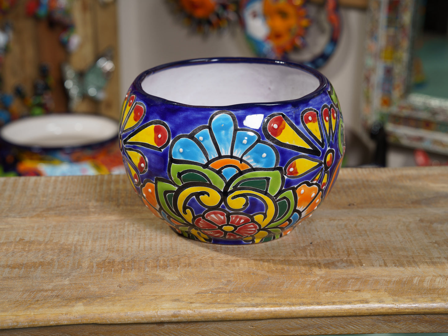 Bowl Planter Large Cobalt