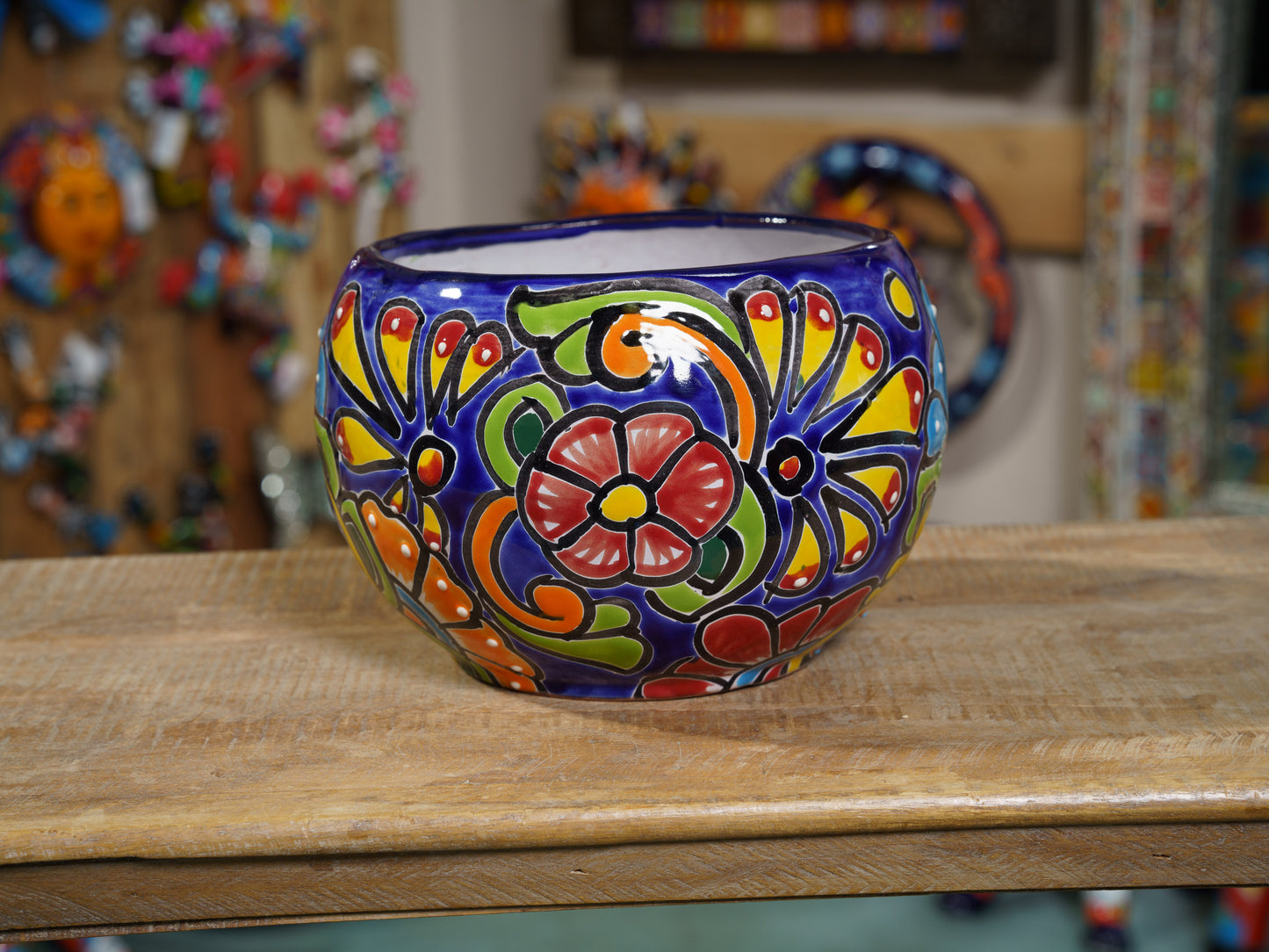 Bowl Planter Large Cobalt