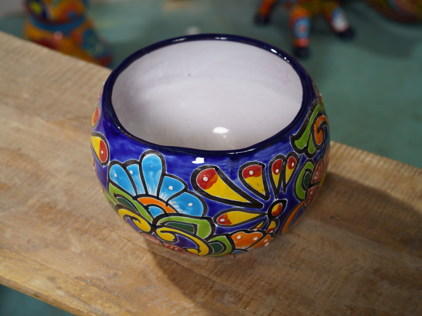 Bowl Planter Large Cobalt
