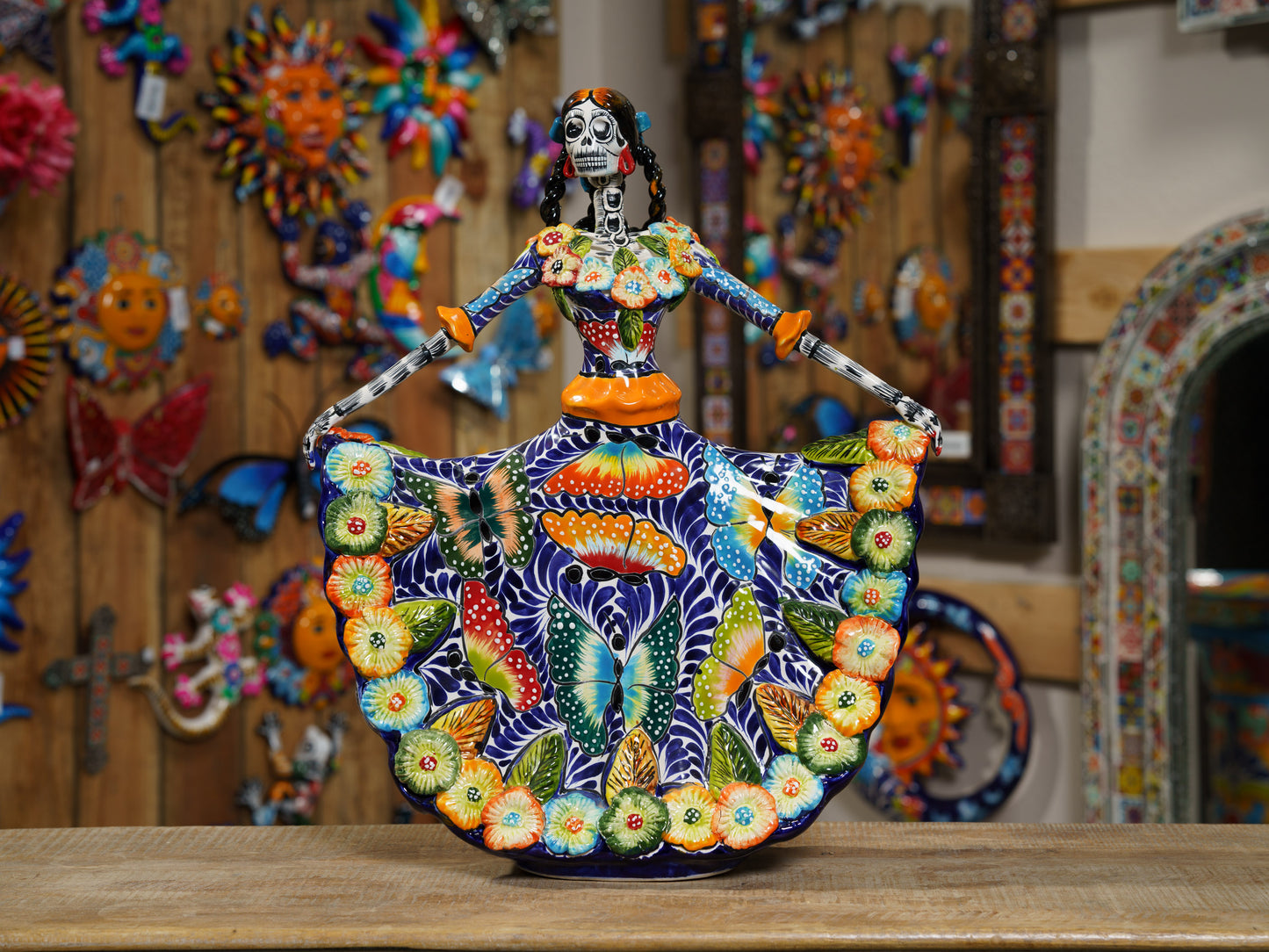 Extra Large Premium Quality Signed Catrina Butterflies Ballerina