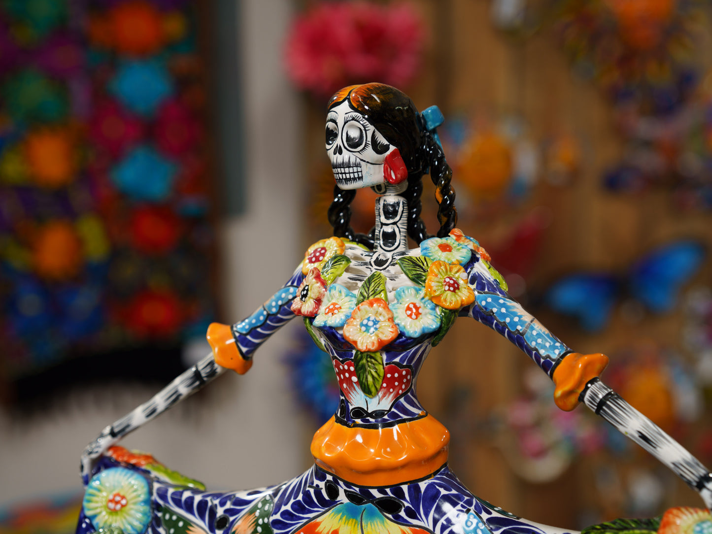 Extra Large Premium Quality Signed Catrina Butterflies Ballerina