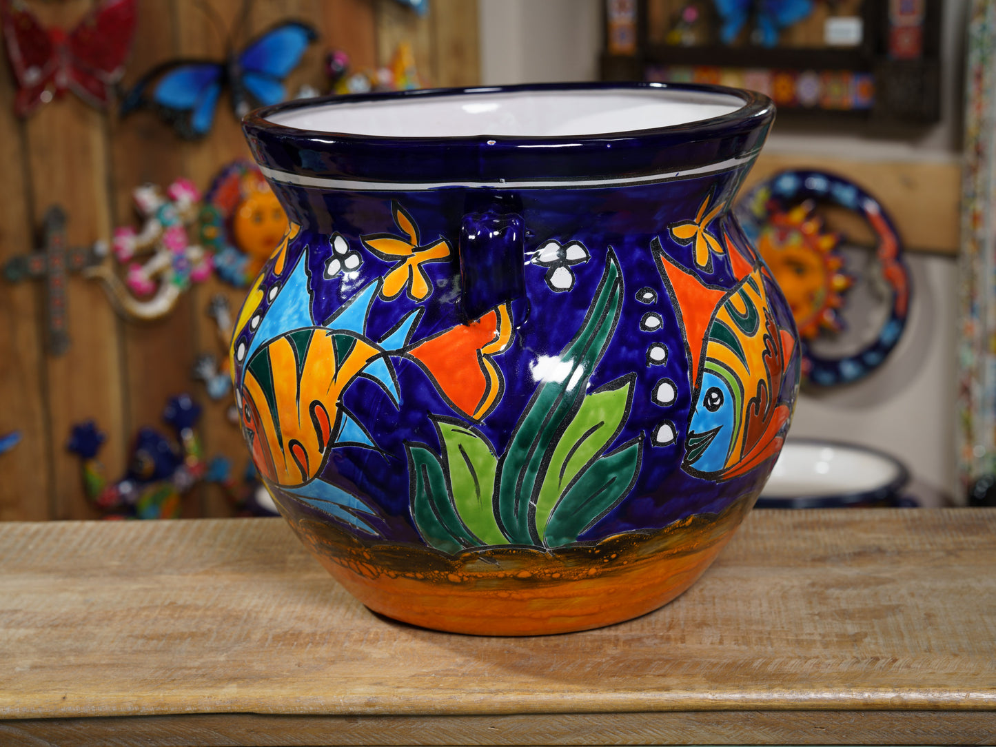 Michoacana Planter Extra Large Underwater Scene