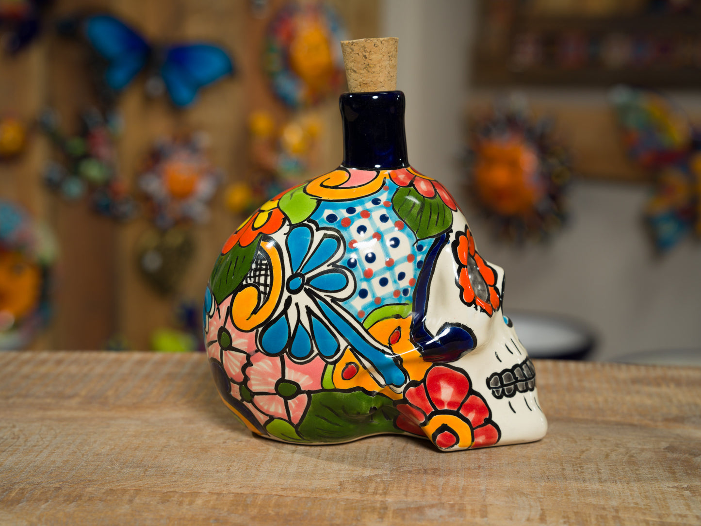 Skull Liquor Bottle