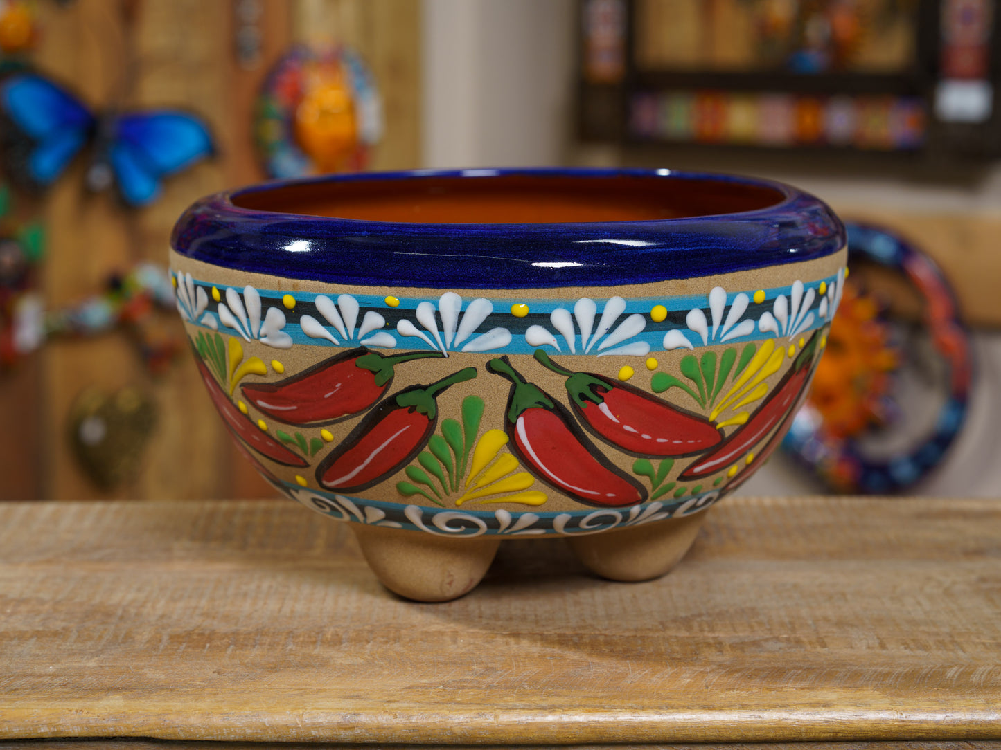 Molcajete Bowl Flower Pots