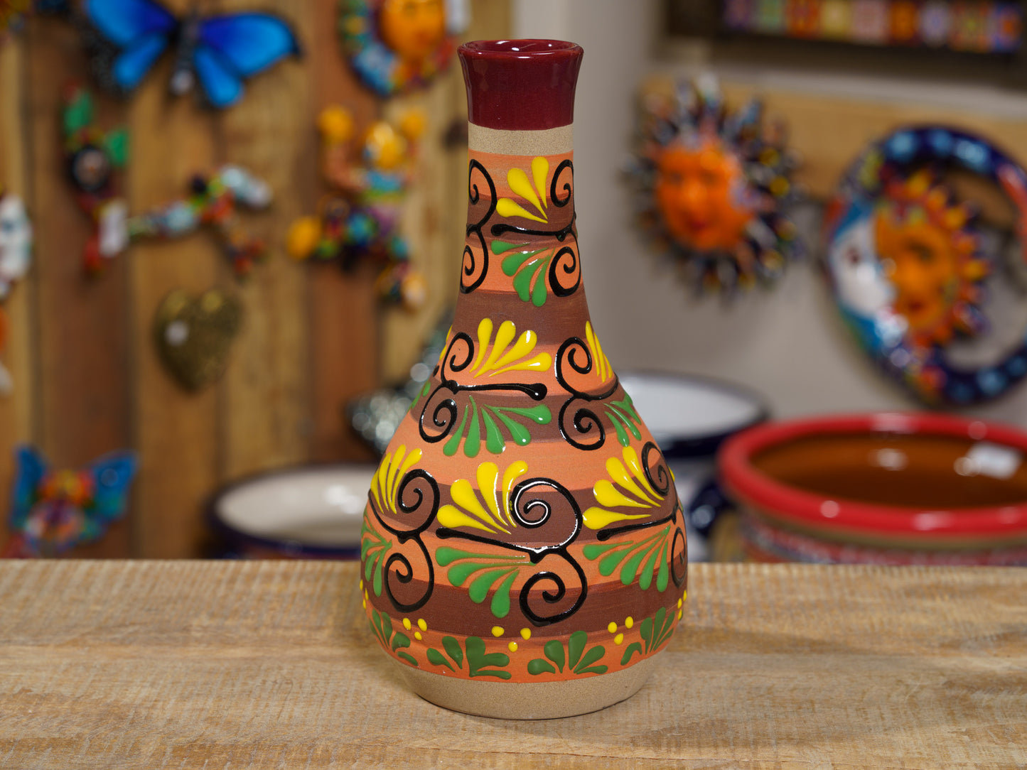 Engobe Flower Vase