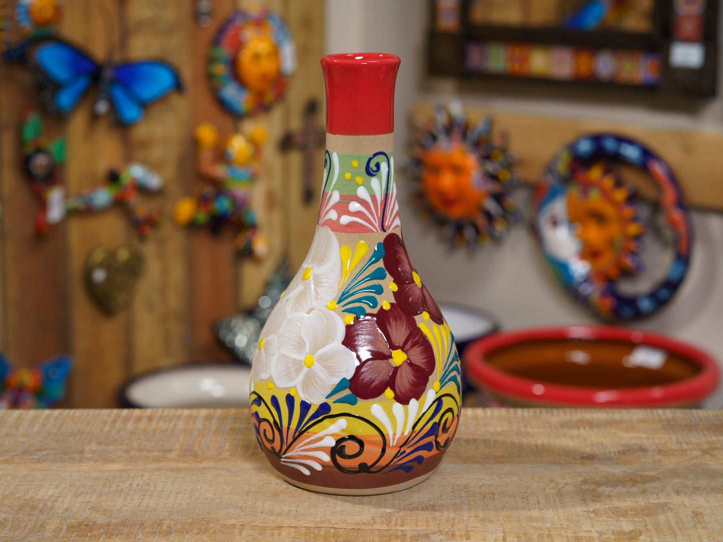 Engobe Flower Vase