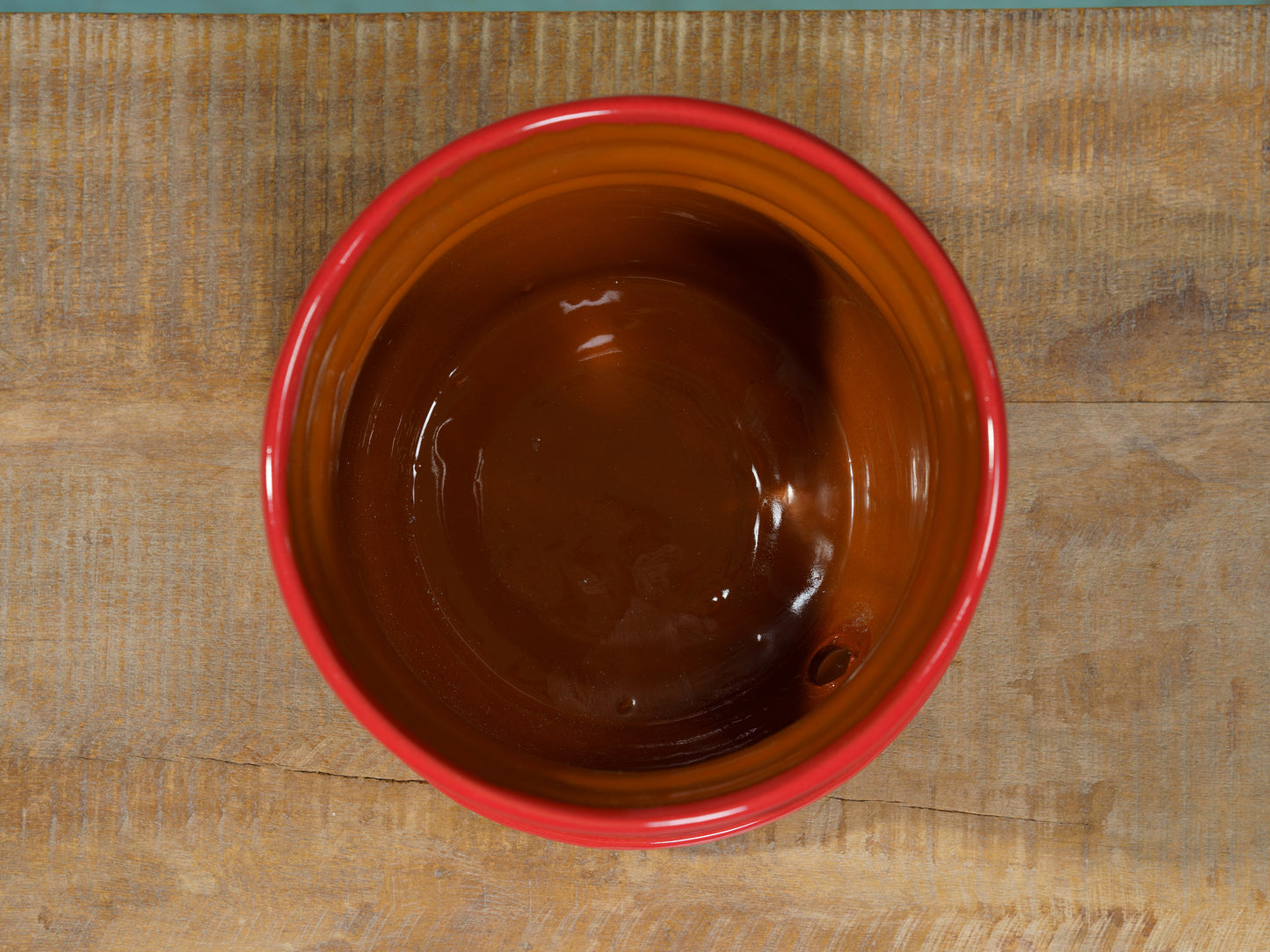 Terracotta Circular Planter With Attached Saucer