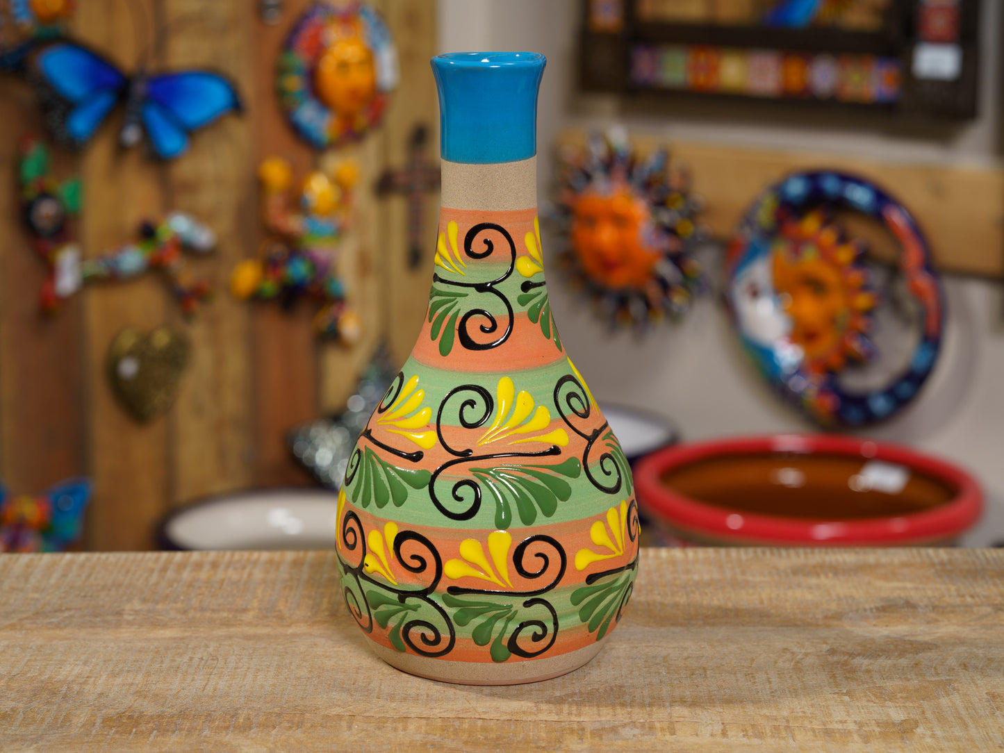 Engobe Flower Vase