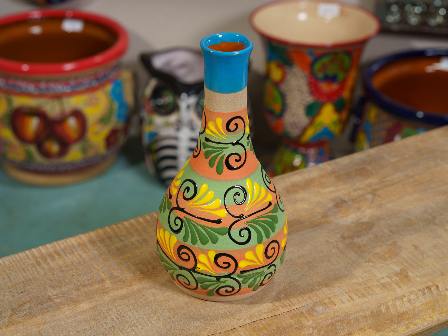 Engobe Flower Vase