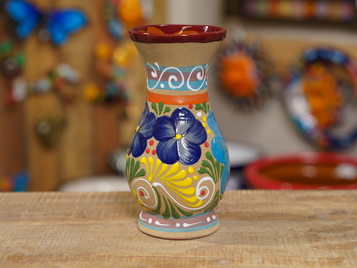 Engobe Flower Vase