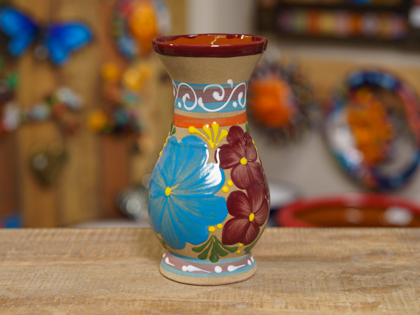 Engobe Flower Vase