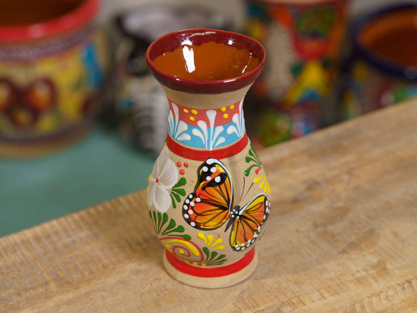 Engobe Flower Vase