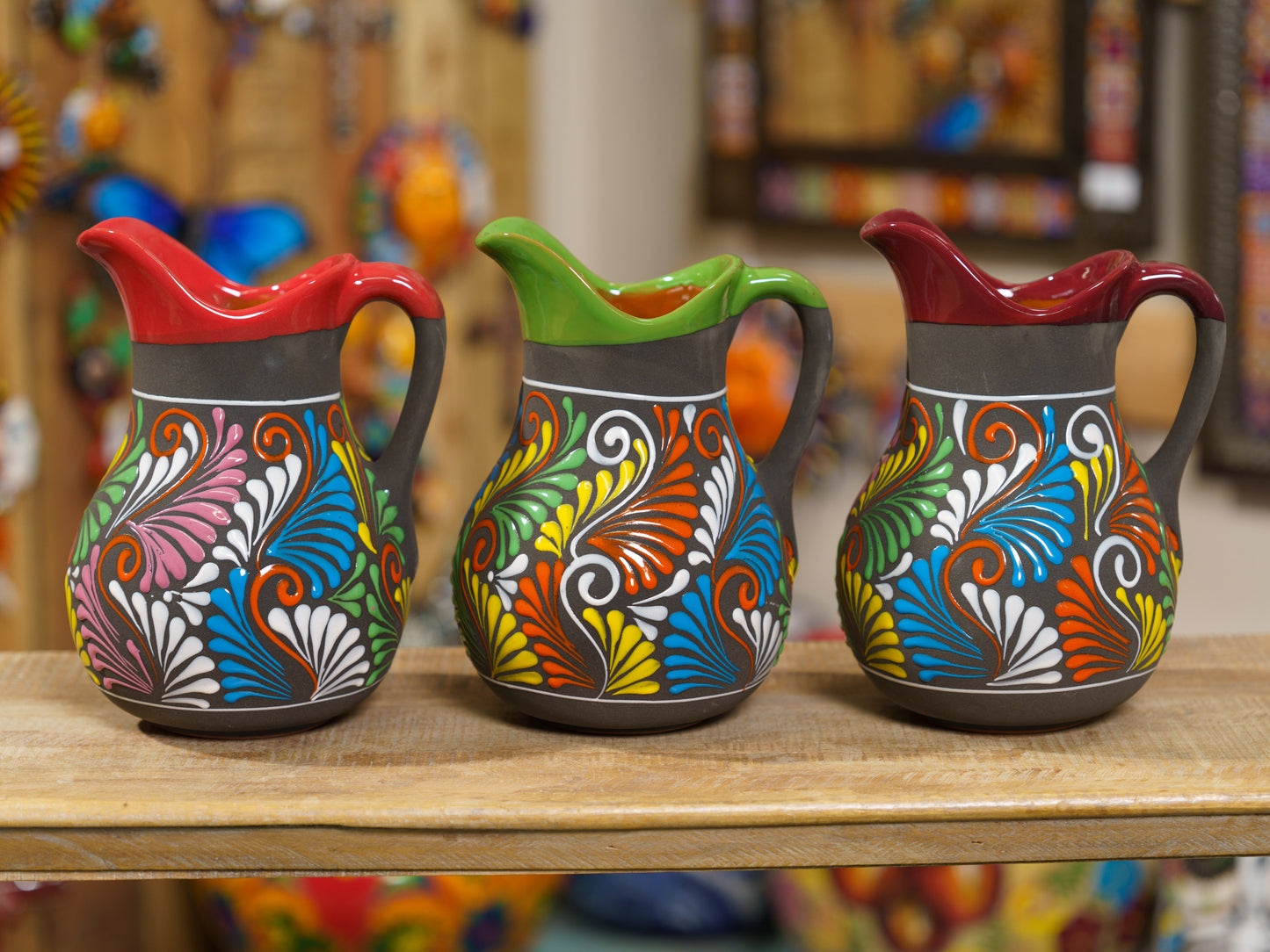 "Engobe" Large Beverage Pitcher