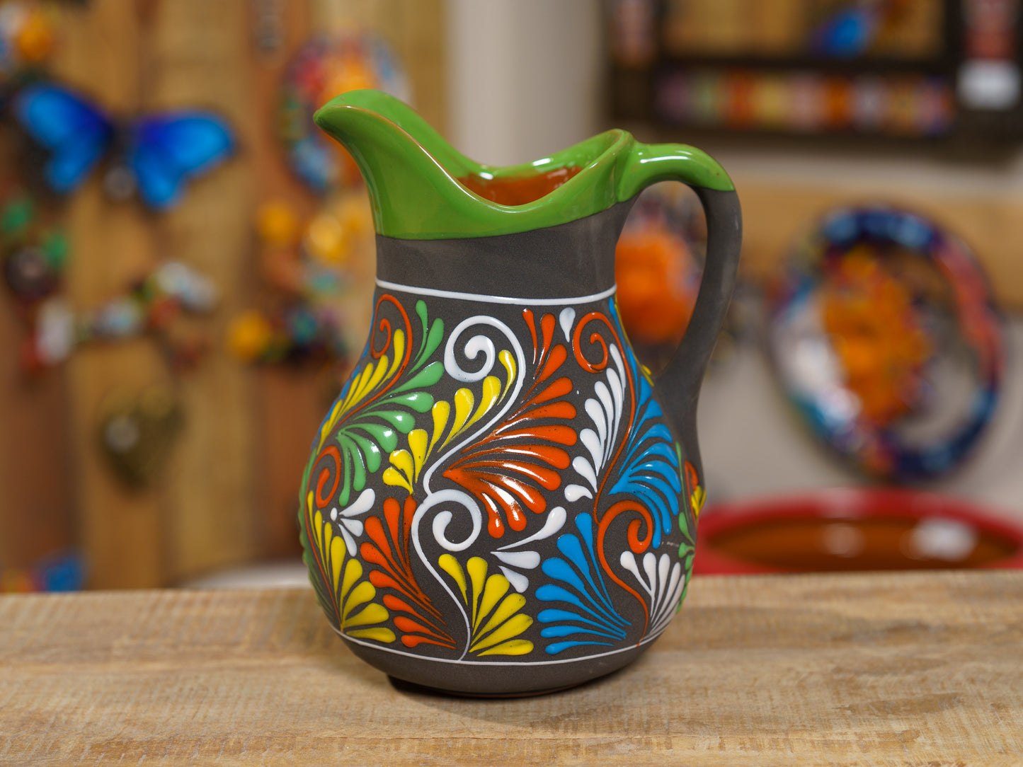 "Engobe" Large Beverage Pitcher