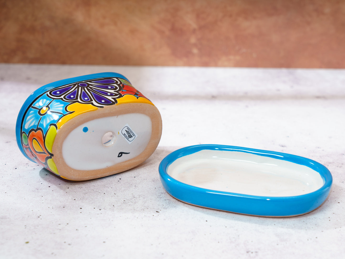 Oval Mini Planter (2PC) - Turquoise